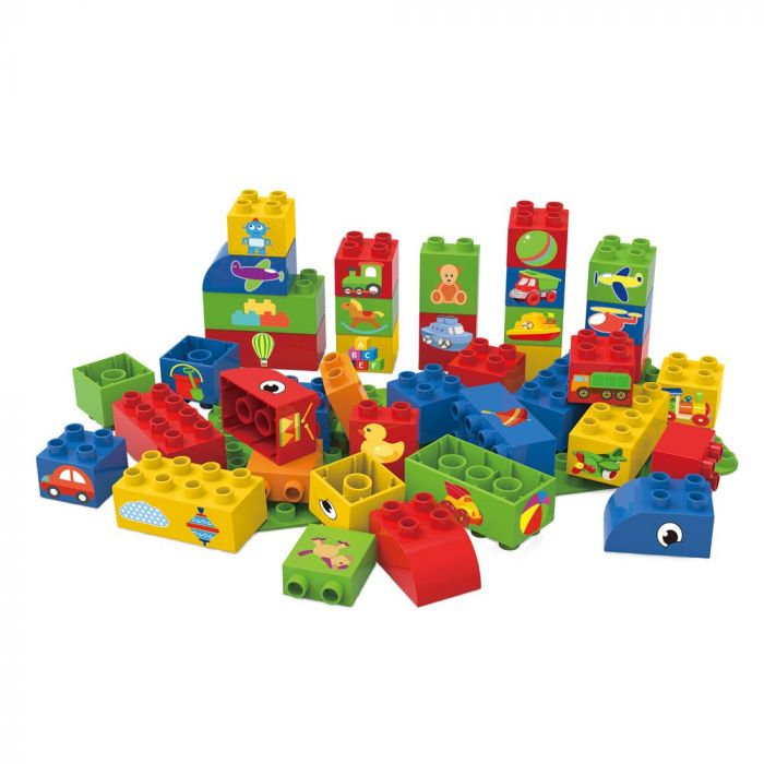 Entdecker-Set Symbole Freizeit mit Basisplatte BB-0006 kiglu-biobuddy-bausteine114