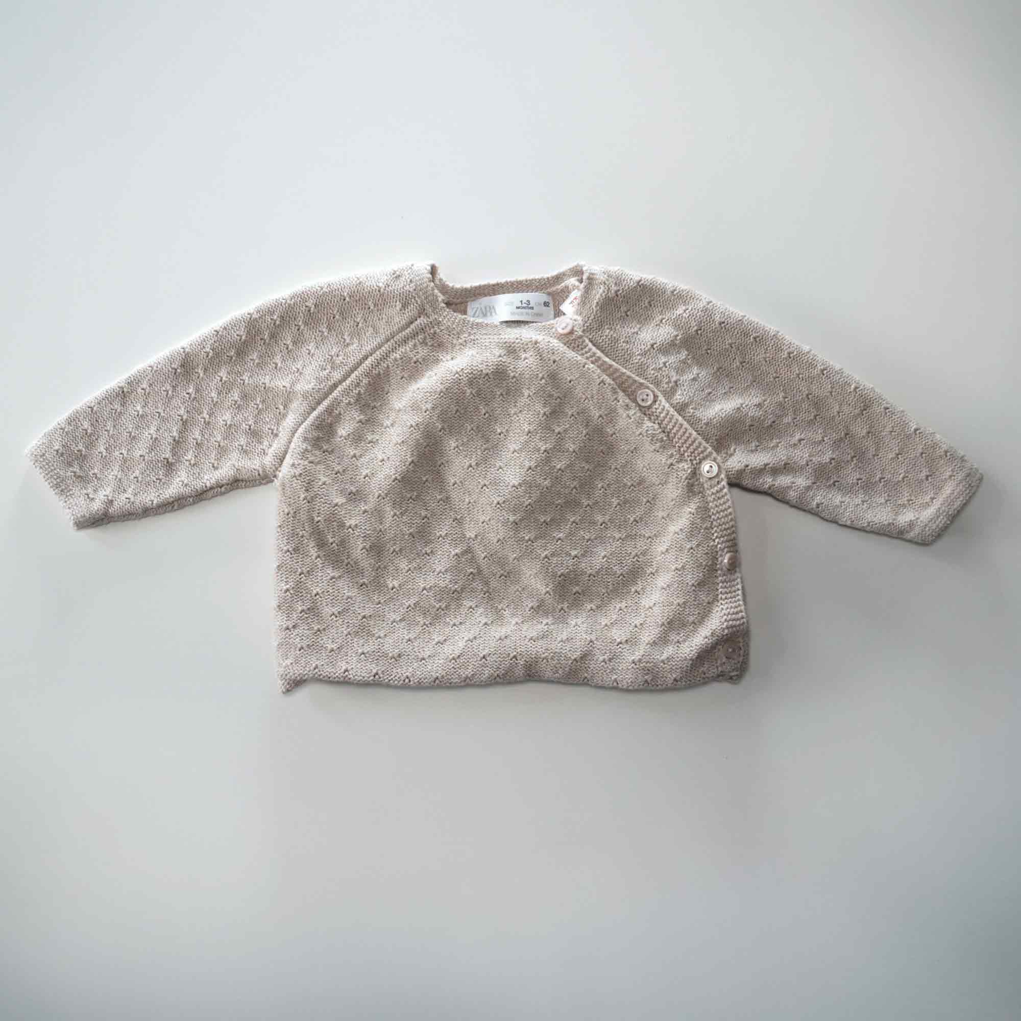 z7.showImageGallery KIGLU-ZARA-STRICKPULLOVERMITKNOPFLEISTEBEIGE-2