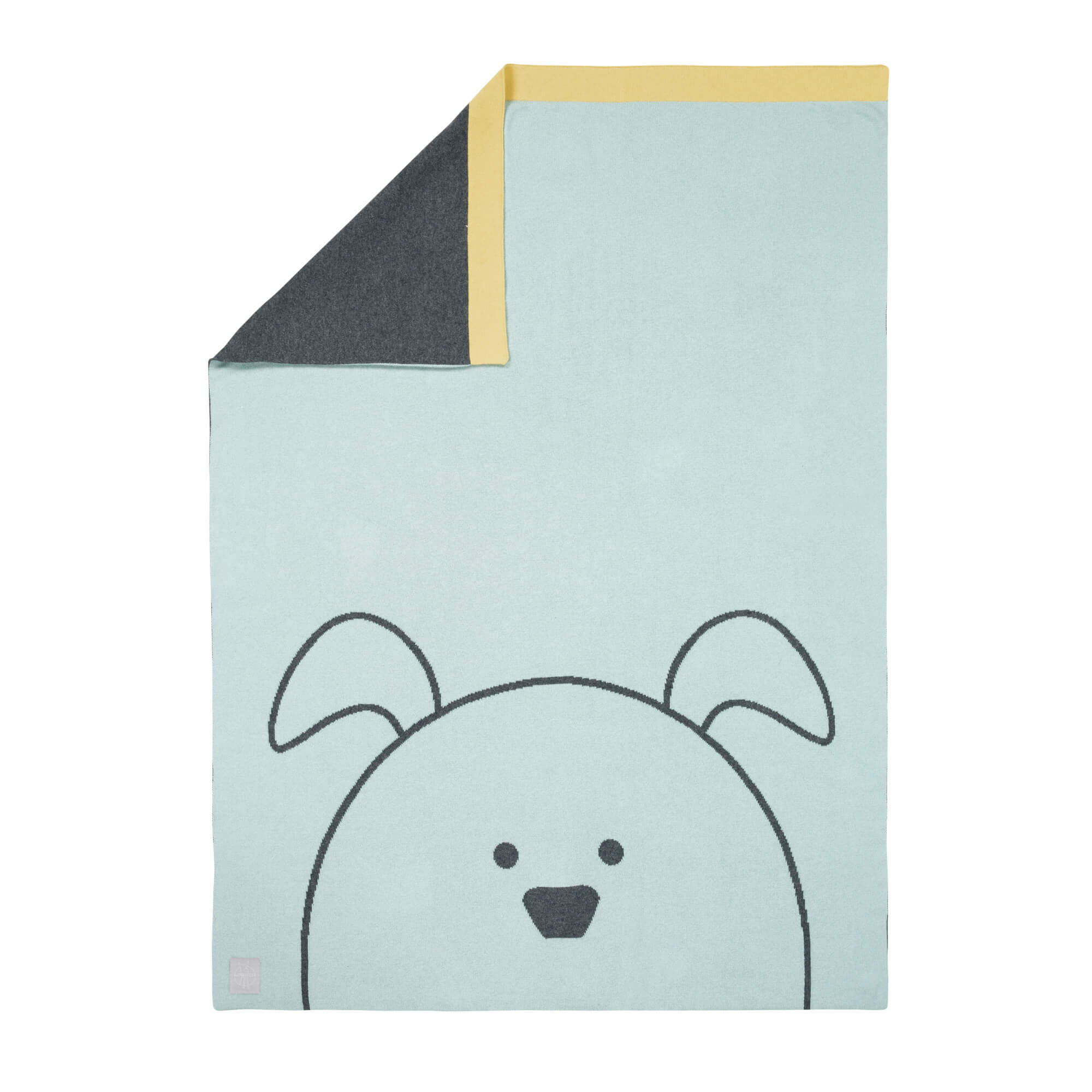 Baby-Decke GOTS "Little Chums Dog"  75 x100 cm kiglu-laessig-decke-dog