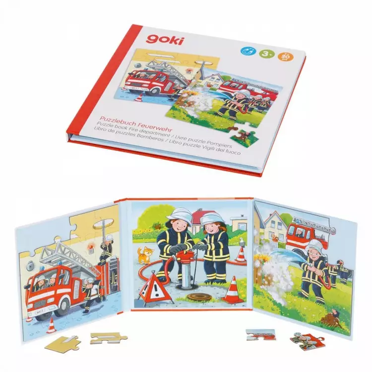 Goki Puzzlebuch - Feuerwehr 