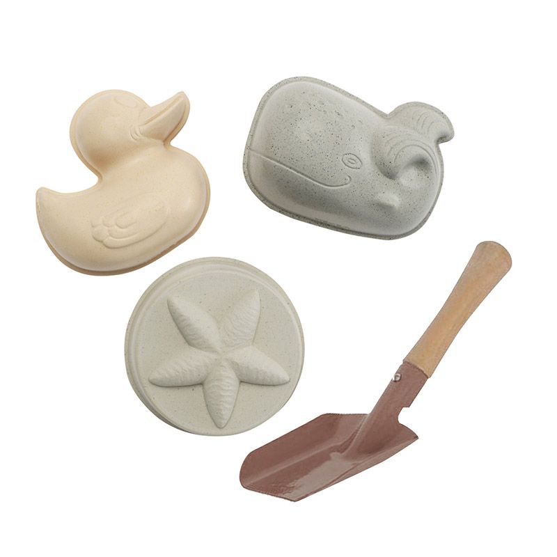 HEVEA - Sandförmchen-Set aus Naturkautschuk KIGLU-HEVEA-SANDFORMCHEN1