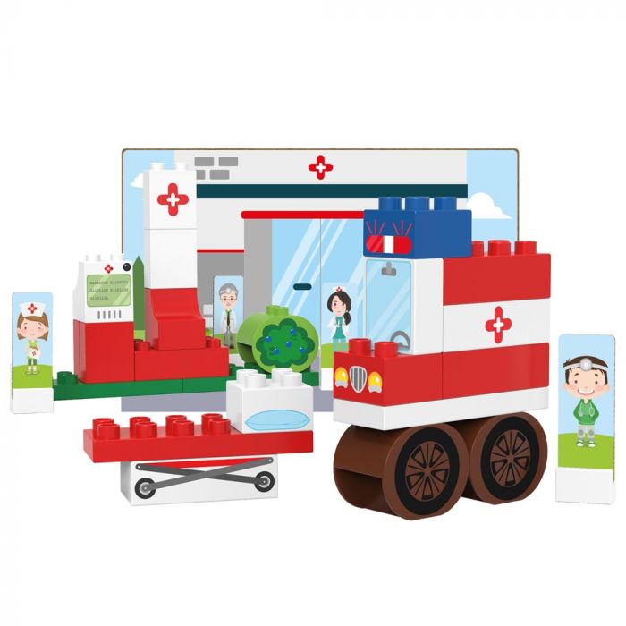 Entdecker-Set Krankenhaus BB-0131 kiglu-biobuddy-bausteine69
