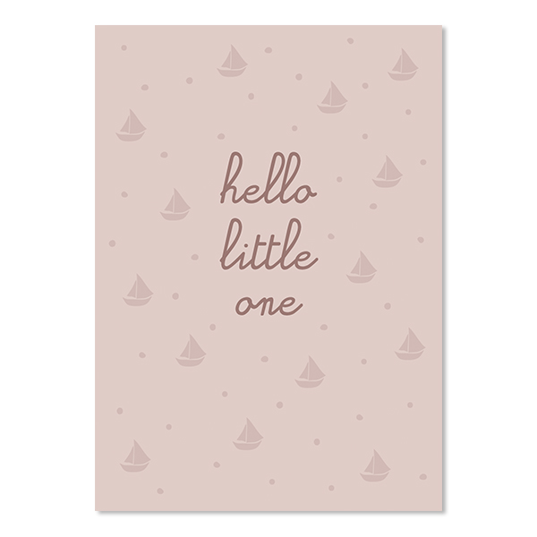 Postkarte "Hello Little One"