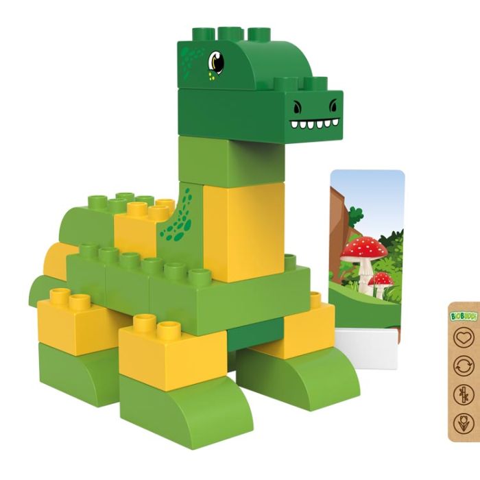 Entdecker-Set Dinosaurier BB-0185 kiglu-biobuddy-bausteine65