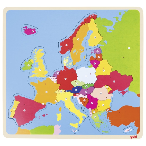 Goki Europa Puzzle KIGLU-GOKI-PUZZLE-EUROPA