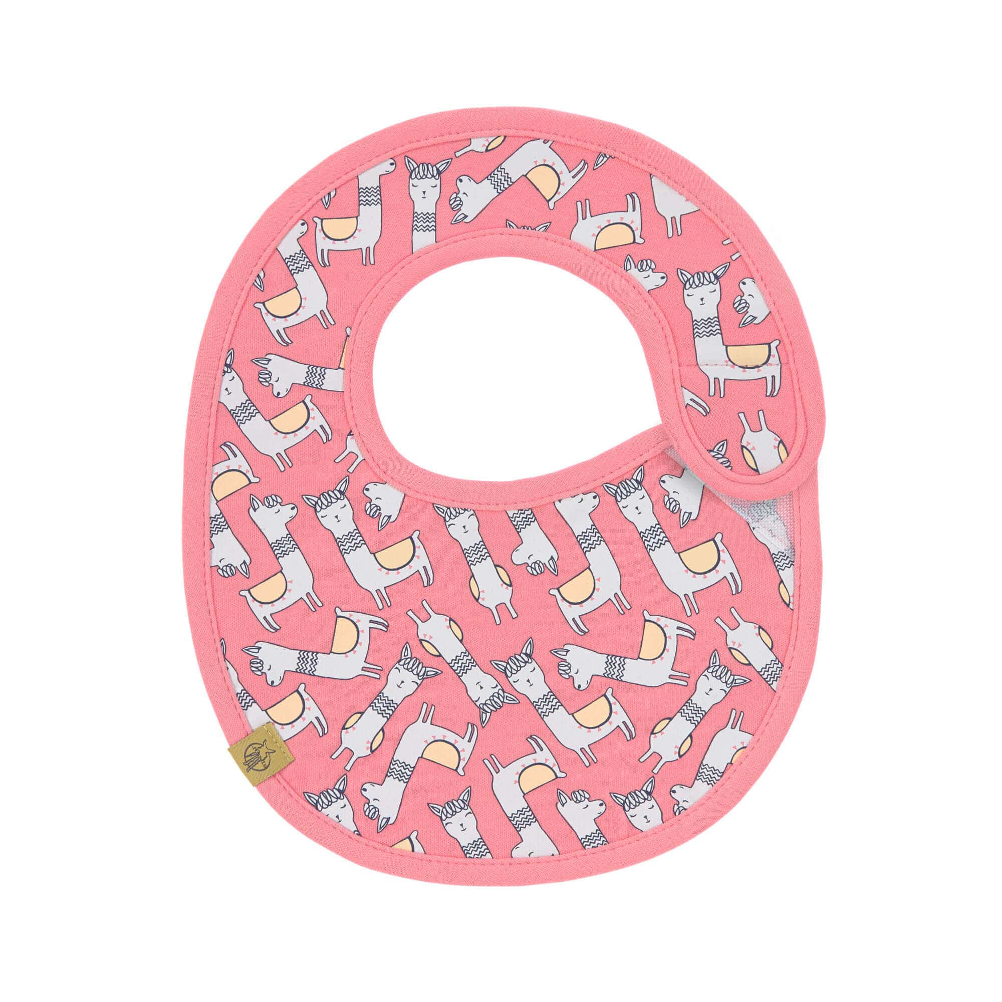 z7.showImageGallery laessig-laetzchen-small-bib-glama-lama-coral-1-30142