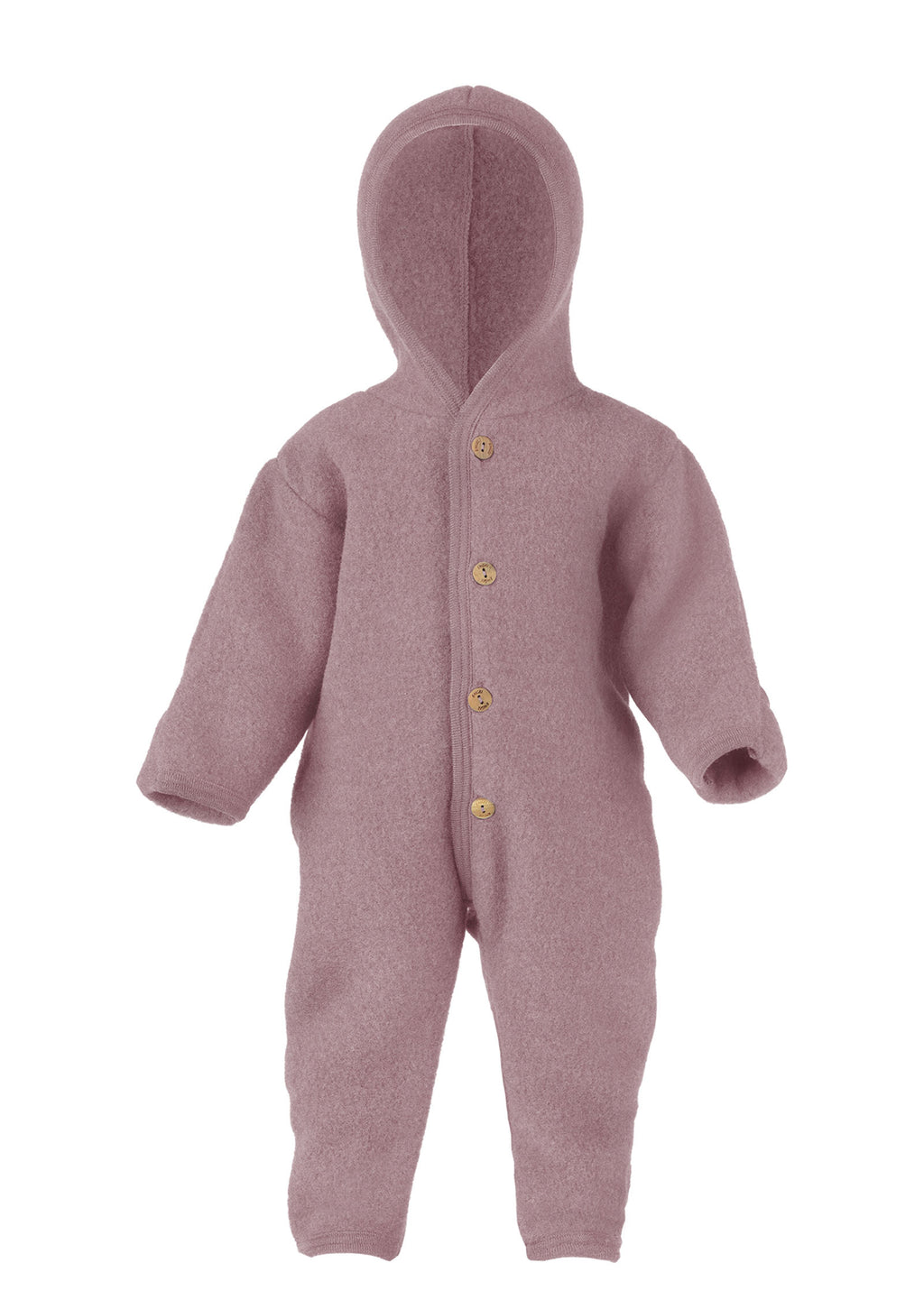 Bio-Kapuzenoverall in Rosenholz kiglu-engel-kapuzenoverall-rosa