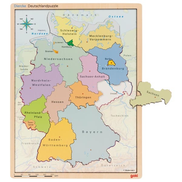 Goki Deutschland Puzzle