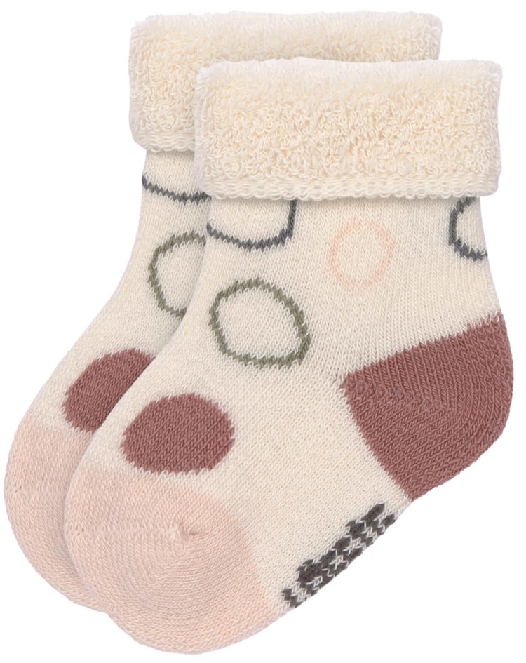 Baby-Socken (3er-Pack) aus Bio-Baumwolle GOTS - "Offwhite" 
