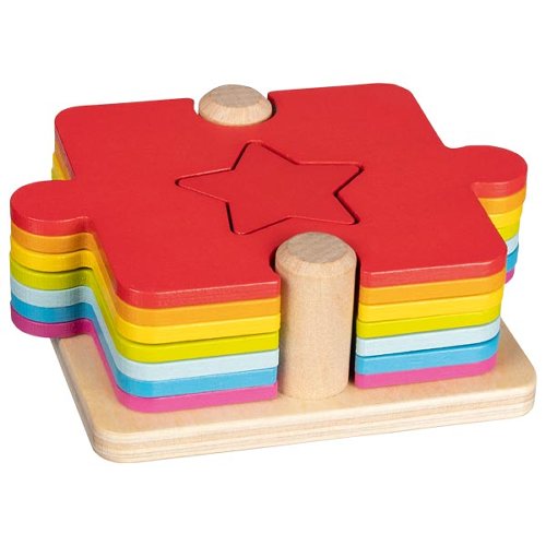 Goki Puzzle zum Stapeln und Legen KIGLU-GOKI-STAPELNUNDLEGEN