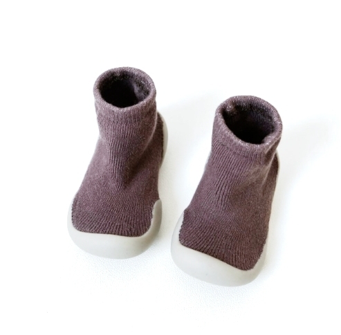 Krabbelschuhe von "The Mini Minimalist"  Eco Beige/Braun kiglu-krabbelschuhe