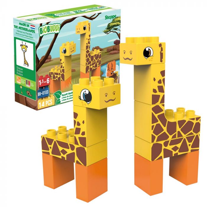 Entdecker-Set Wild Life Steppe BB-0103 kiglu-biobuddy-bausteine92