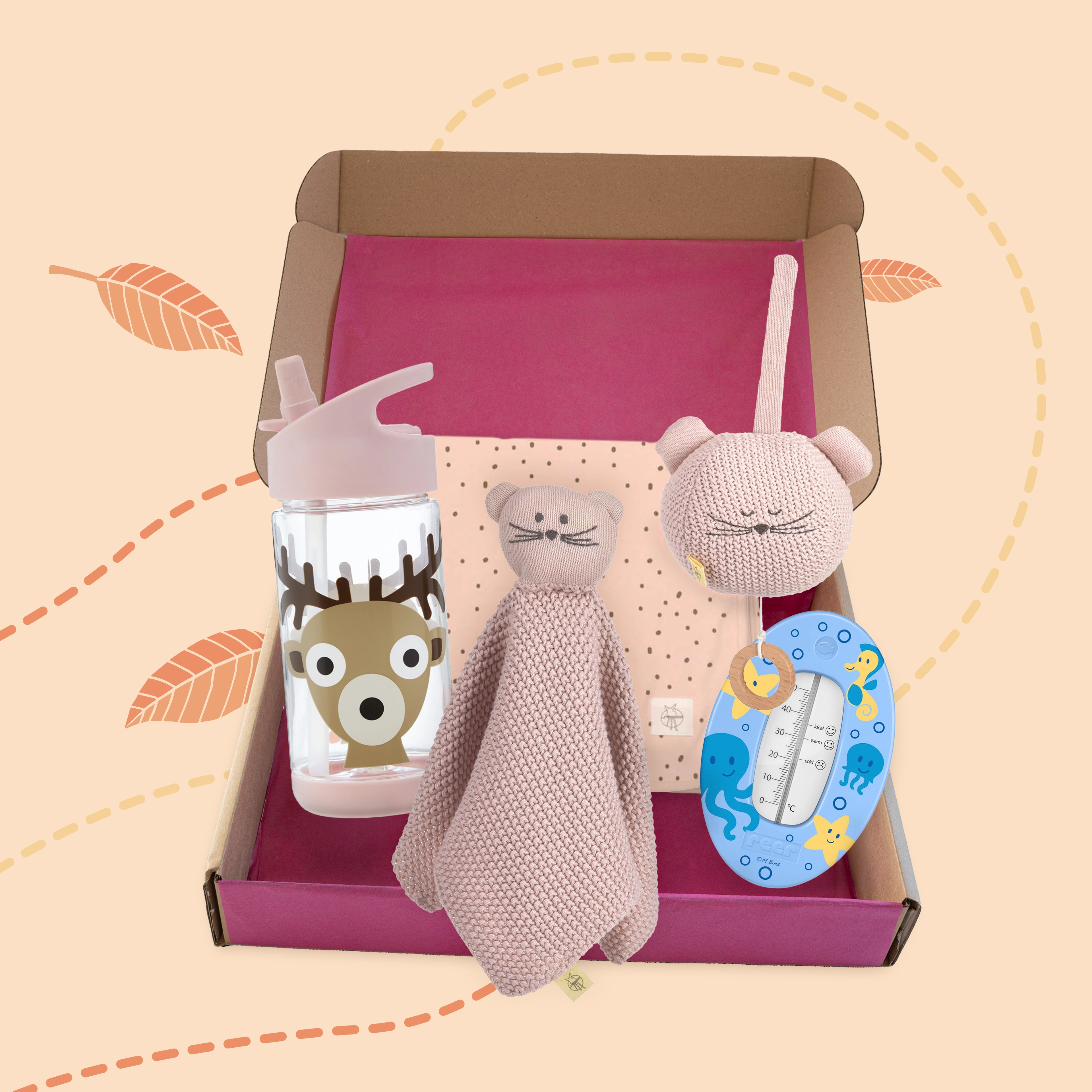 Geschenkbox "Unsere kleinen Engel" (Mädchen) kiglu geschenkebox fuer-kleine-macher maedchen