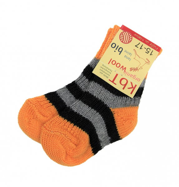 Ringelsocke Babysocken gelb schwarz
