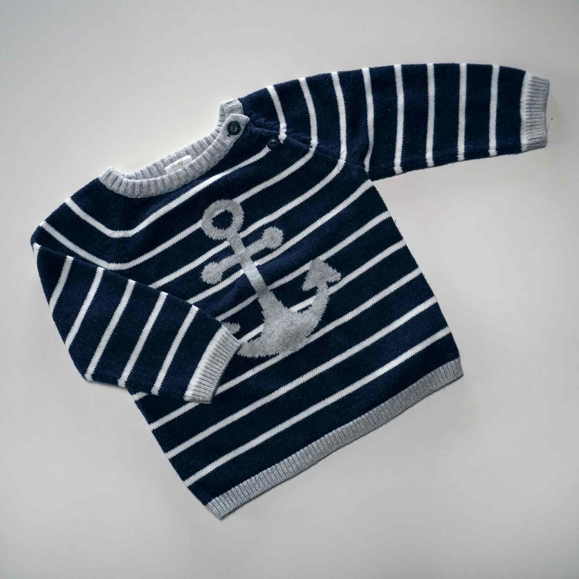 Second Hand - H&M Baumwollpullover KIGLU-HM-ANKERPULLOVER-1