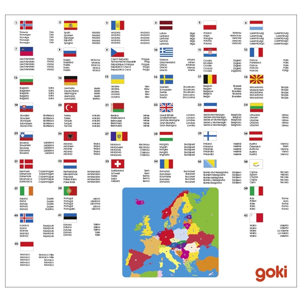Goki Europa Puzzle 