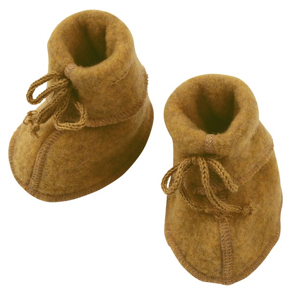 Baby-Schühchen mit Bändel in Safran Melange engel-baby-schuehchen-mit-baendel-safran-melange-30116 1280x1280