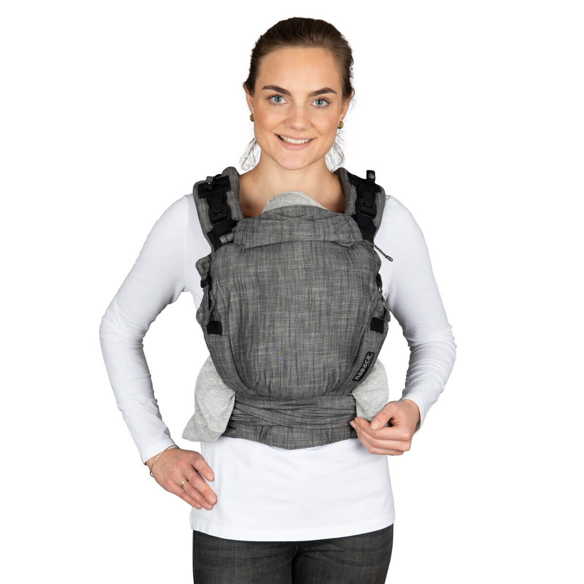 Hoppediz_Babytrage_Nabaca_Denim_Schwarz_06 hoppediz babytrage nabaca denim schwarz 06