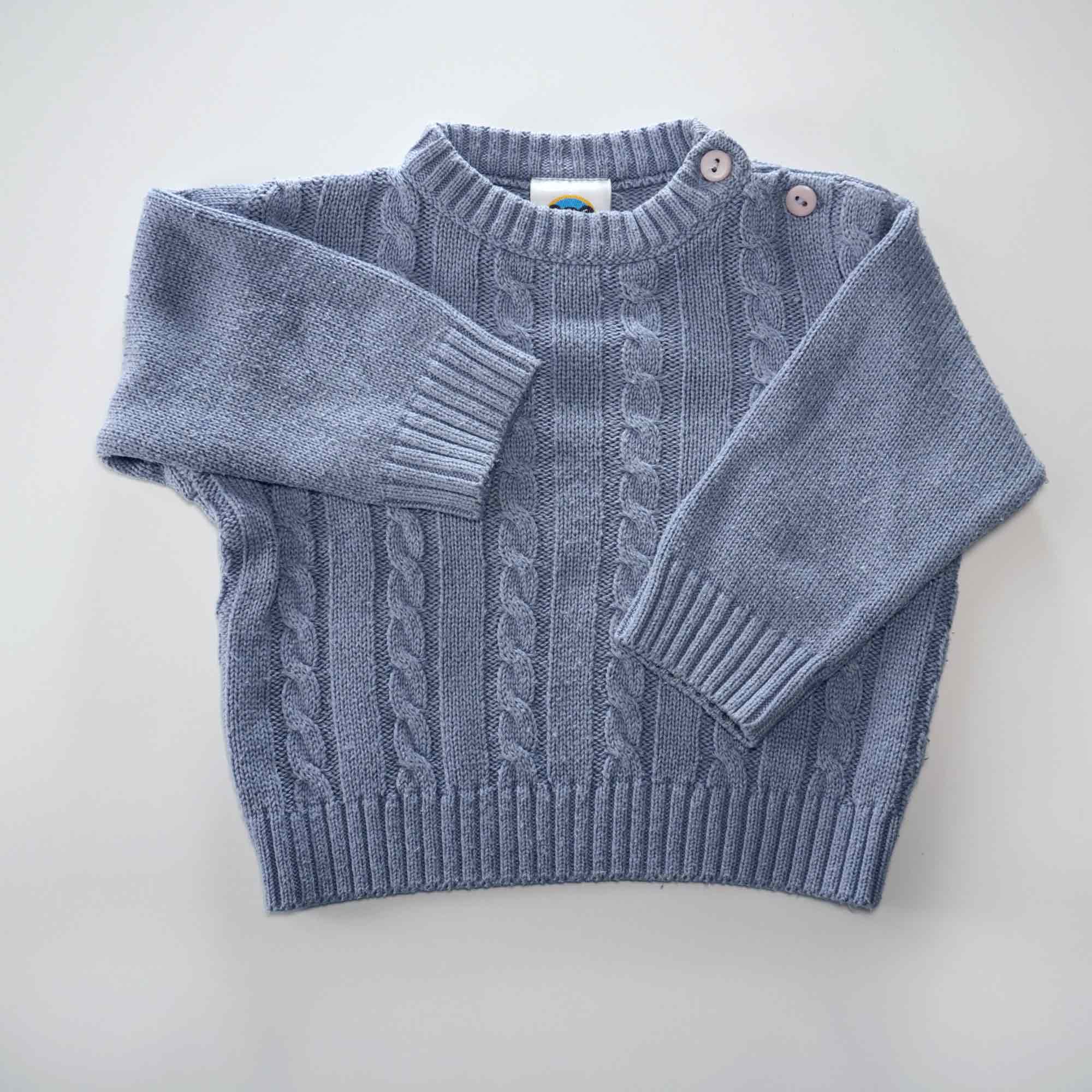 Second Hand - Strickpullover hellblau KIGLU-BABYCLUB-STRICKPULLOVER-1