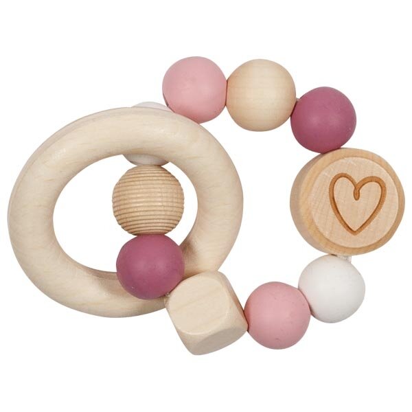 Goki Greifling  Elastikstern Rosa KIGLU-GOKI-GREIFLING-PINK
