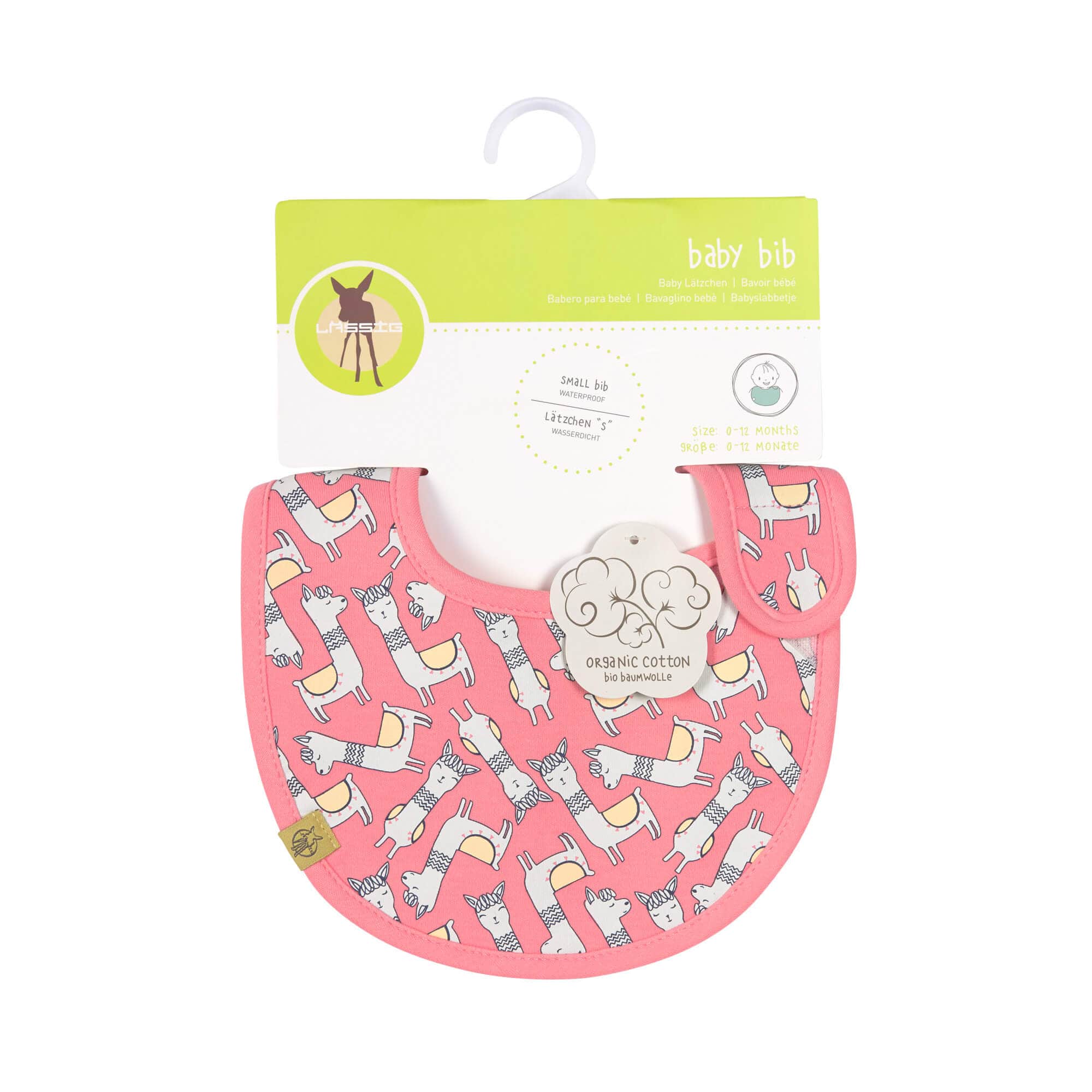 laessig-laetzchen-small-bib-glama-lama-coral-4-30142 laessig-laetzchen-small-bib-glama-lama-coral-4-30142