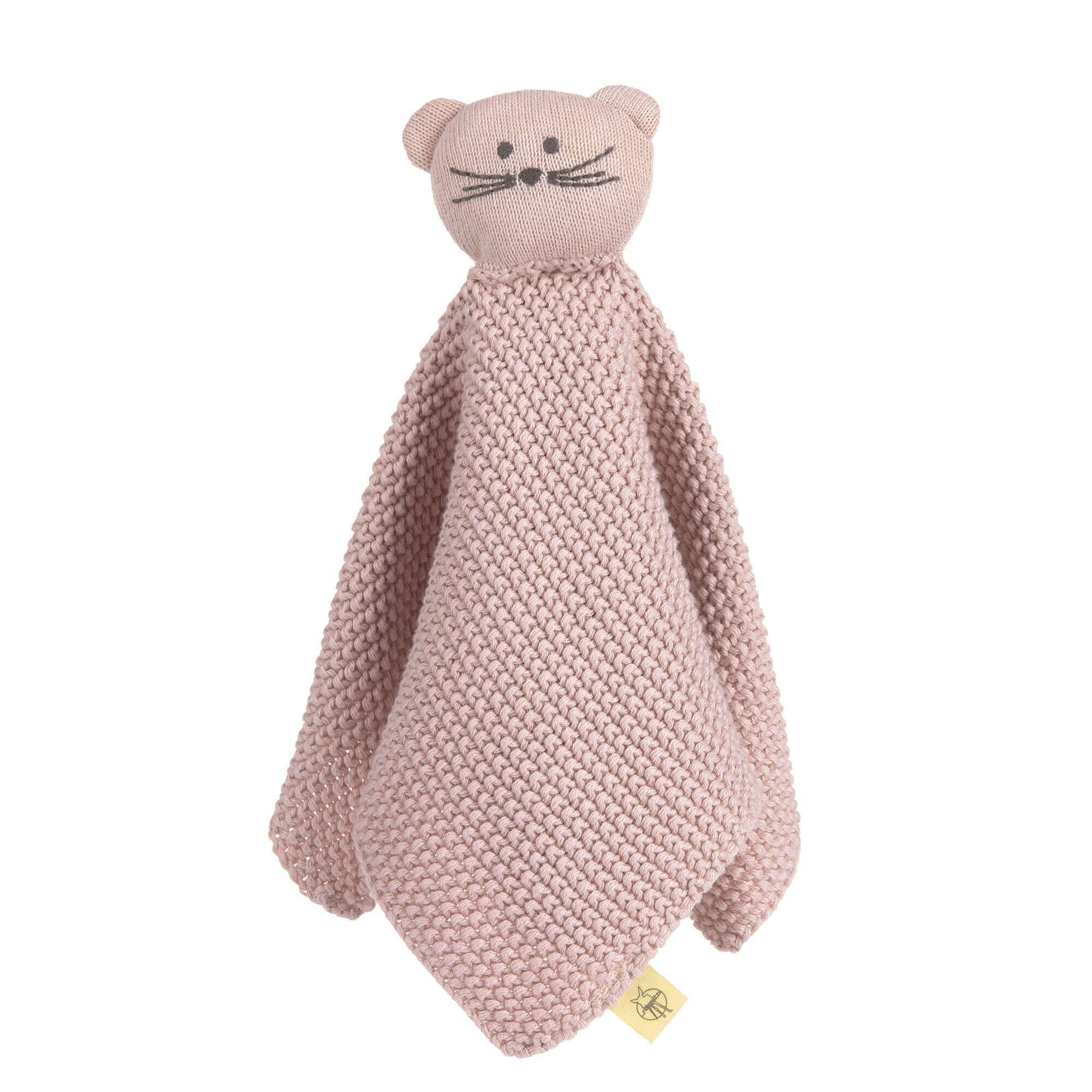 Schnuffeltuch aus Bio-Baumwolle GOTS "Little Chums Mouse" kiglu-laessig-tuch-maus