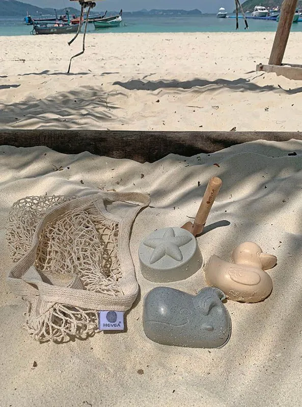 HEVEA - Sandförmchen-Set aus Naturkautschuk
