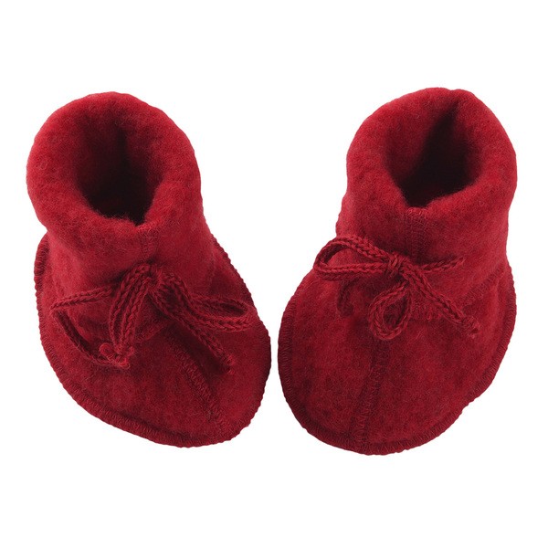 Baby-Schühchen mit Bändel in Rot Melange engel-baby-schuehchen-mit-baendel-rot-melange-30116 1280x1280
