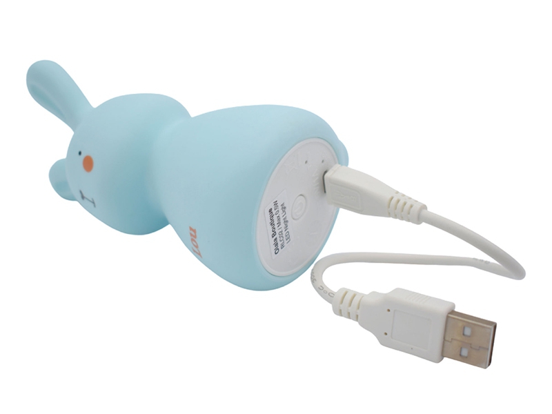 Ohlálá Boutique - Nachtlicht LED Micro-USB - Häschen / Blau