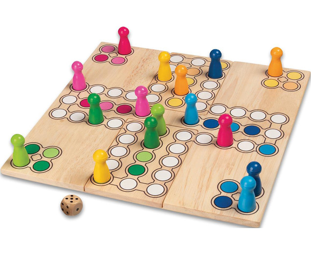 Goki Brettspiel Ludo KIGLU-GOKI-BRETTSPIEL
