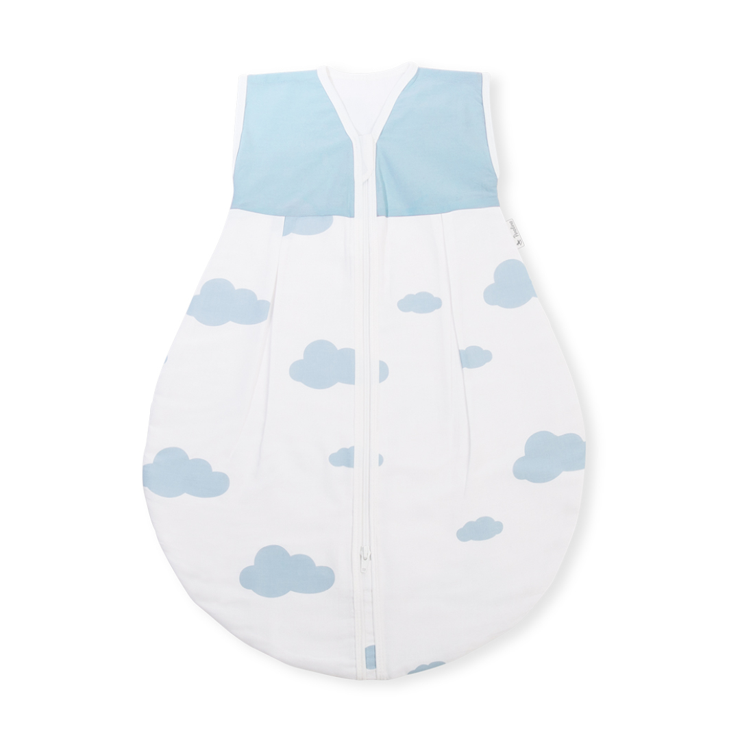 Pinolino - Perkal Schlafsack Wölckchen Hellblau KIGLU-PINOLINO-SCHLAFSACK