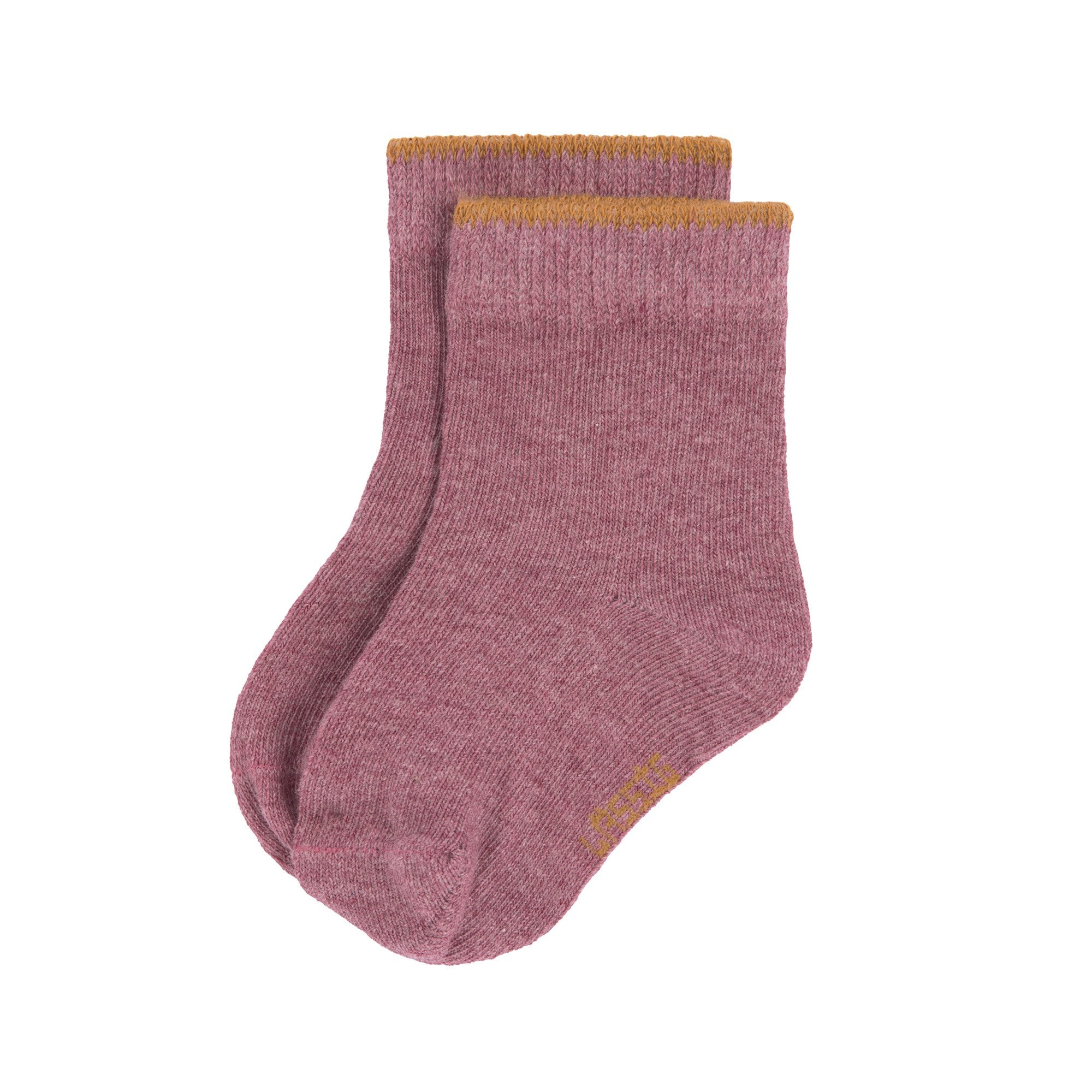Kinder-Socken (3er-Pack) aus Bio-Baumwolle GOTS - "Rosewood"