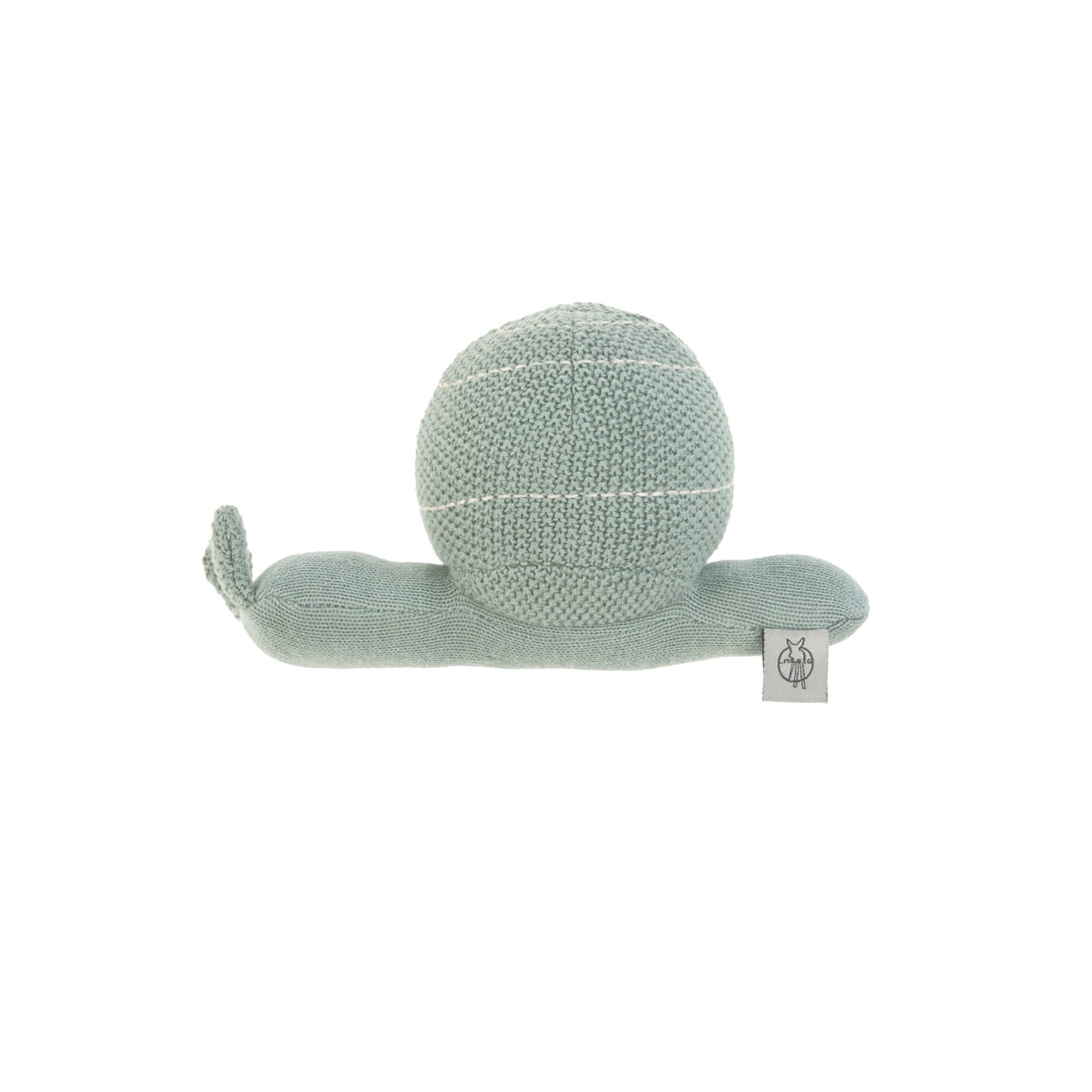 Kuscheltier-Rassel mit Knisterpapier "Garden Explorer Snail" kiglu-laessig-kuscheltier-schnecke