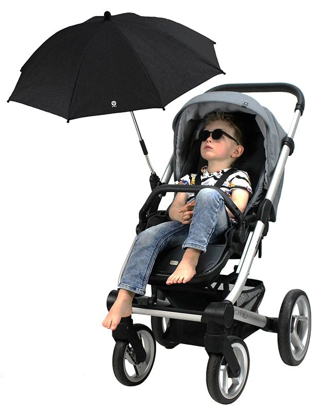 Dooky - Universal Sonnenschirm Kinderwagen Schwarz