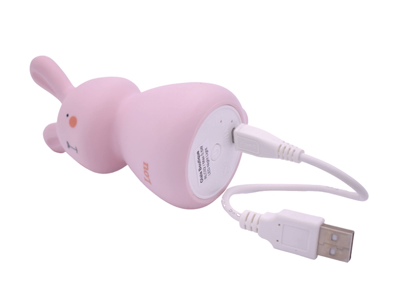 Ohlálá Boutique - Nachtlicht LED Micro-USB - Häschen / Pink