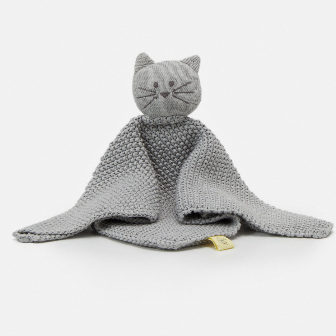 Schnuffeltuch aus Bio-Baumwolle GOTS "Little Chums Cat"
